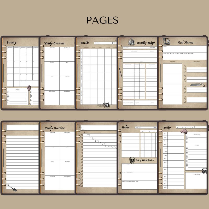 Halloween Digital Planner lifetime Use - Image 2