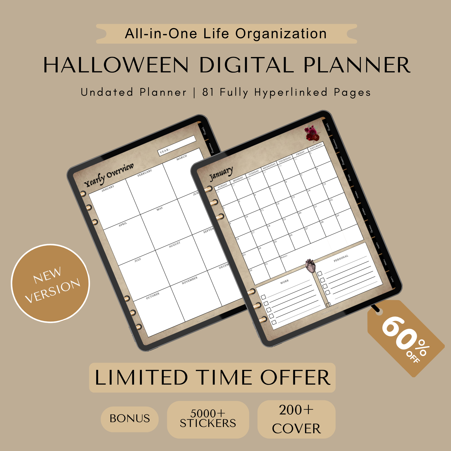 Halloween Digital Planner